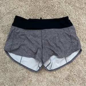 Lululemon Grey Speed up shorts